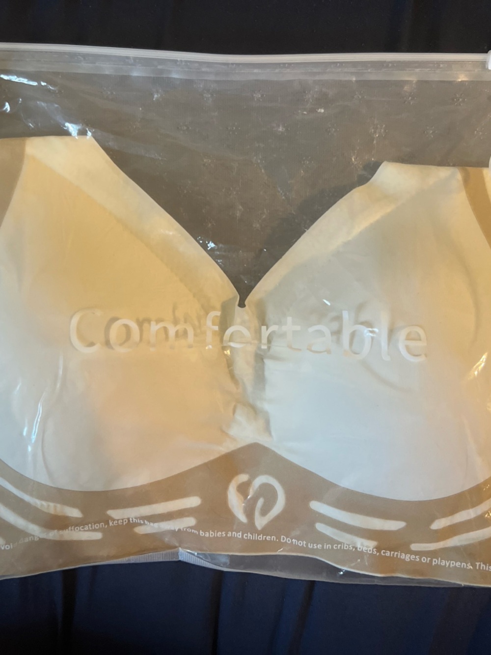 TikTok Shop Comfortable Women's Wireless Bra - Cream XL